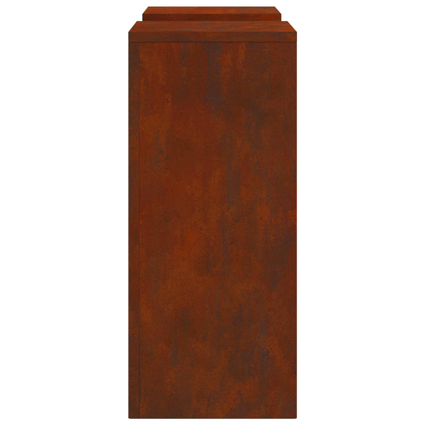 vidaXL Plant Stand 2 pcs Rusty 24 x 24 x 55 cm Weathering Steel