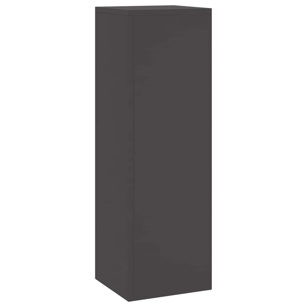 vidaXL Plant Stand 2 pcs Black 24 x 24 x 75 cm Steel