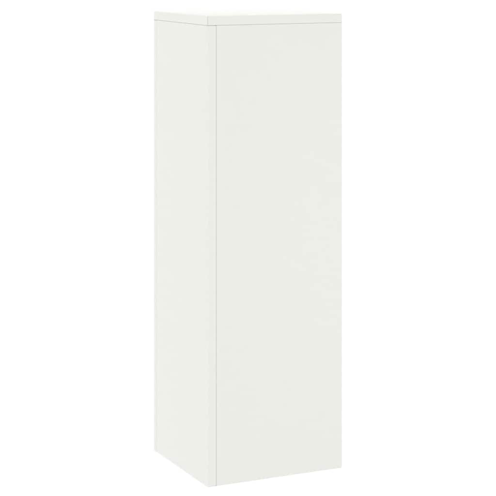 vidaXL Plant Stand 2 pcs White 24 x 24 x 75 cm Steel