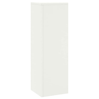 vidaXL Plant Stand 2 pcs White 24 x 24 x 75 cm Steel