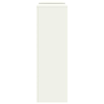 vidaXL Plant Stand 2 pcs White 24 x 24 x 75 cm Steel