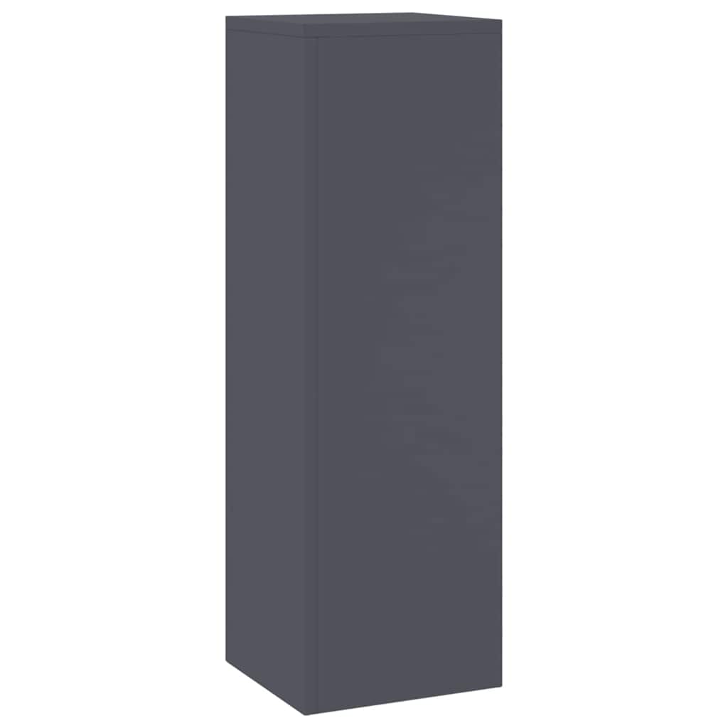 vidaXL Plant Stand 2 pcs Anthracite 24 x 24 x 75 cm Steel