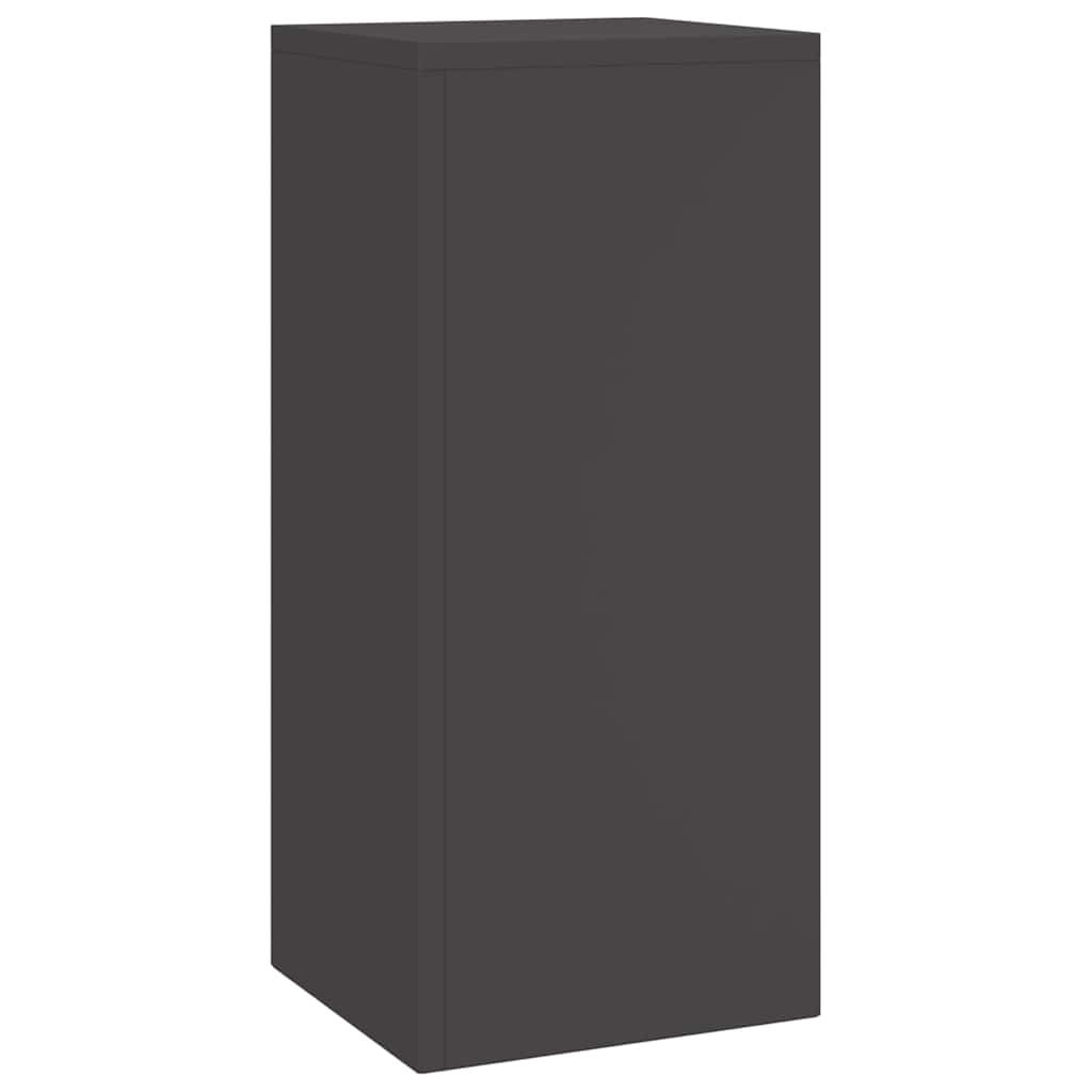 vidaXL Plant Stand 3 pcs Black Steel