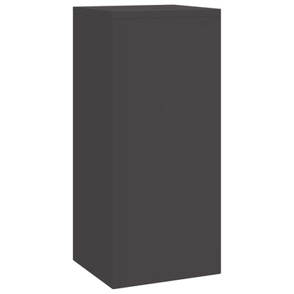 vidaXL Plant Stand 3 pcs Black Steel