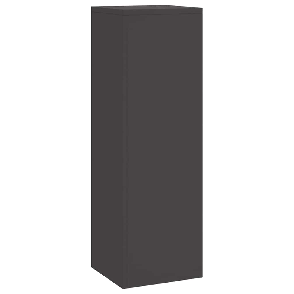 vidaXL Plant Stand 3 pcs Black Steel