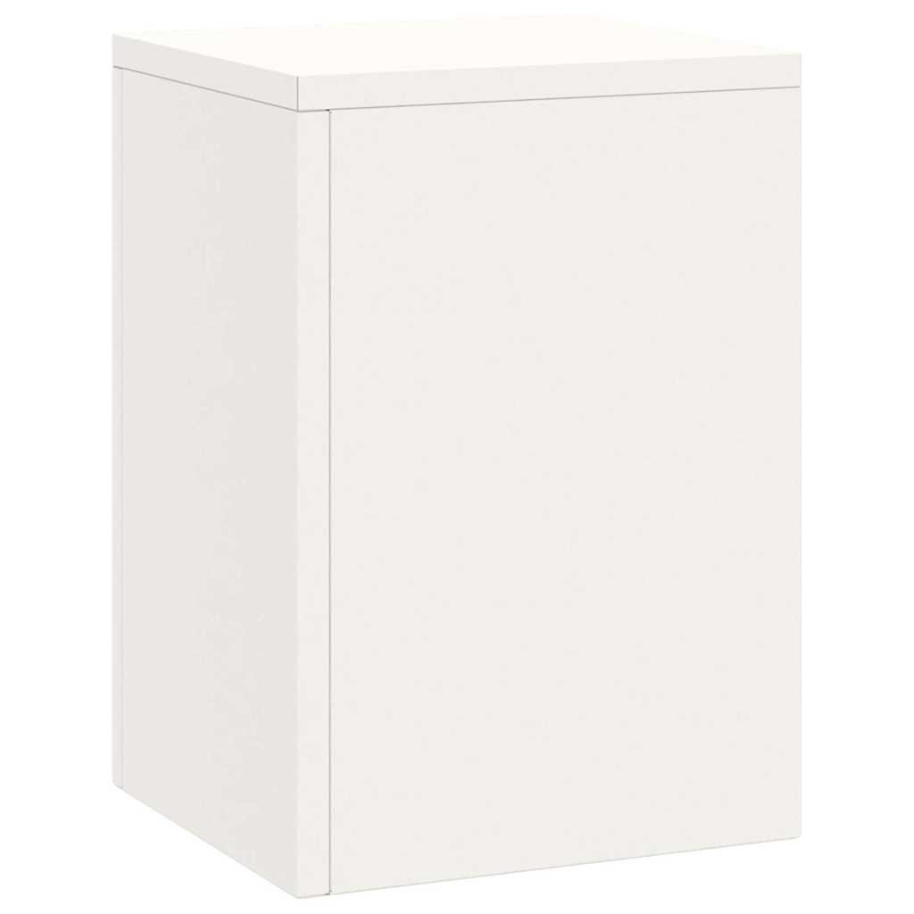 vidaXL Plant Stand 3 pcs White Steel