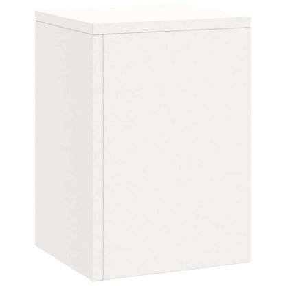 vidaXL Plant Stand 3 pcs White Steel
