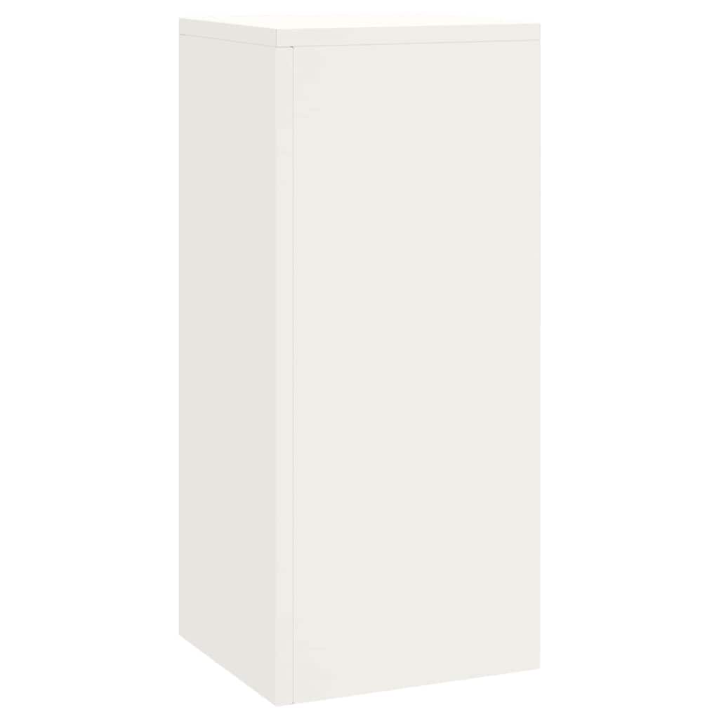 vidaXL Plant Stand 3 pcs White Steel