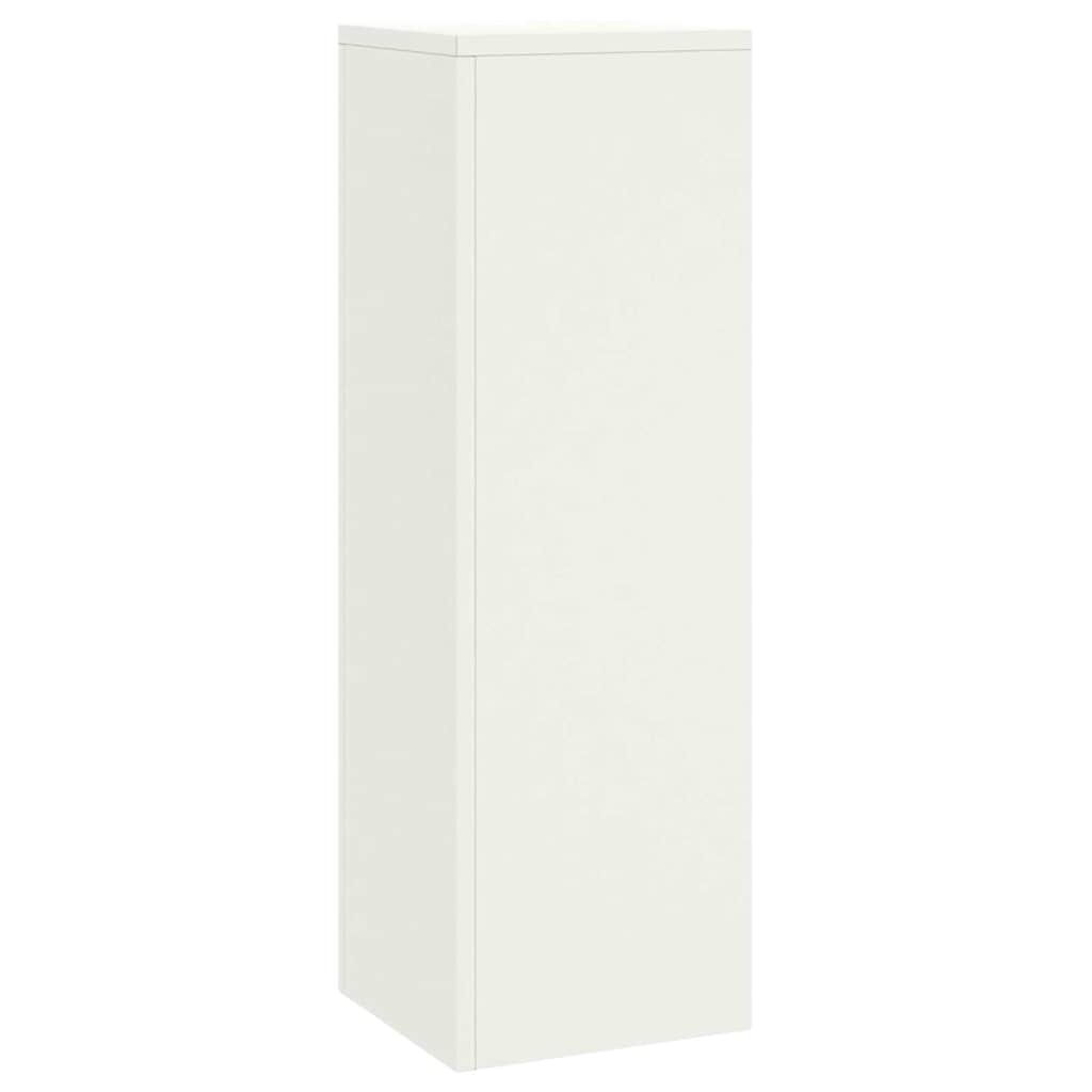 vidaXL Plant Stand 3 pcs White Steel