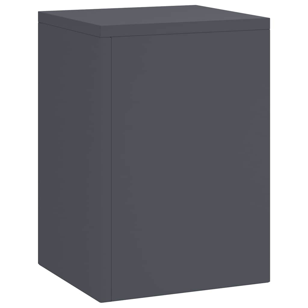 vidaXL Plant Stand 3 pcs Anthracite Steel