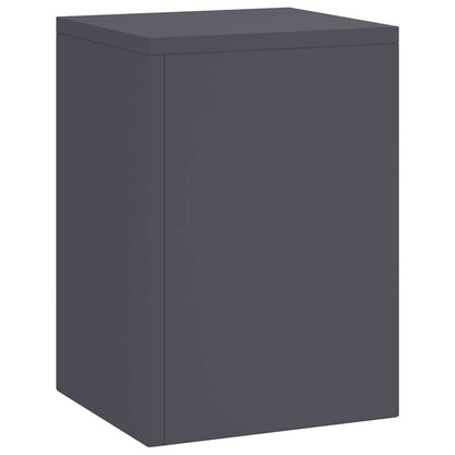 vidaXL Plant Stand 3 pcs Anthracite Steel