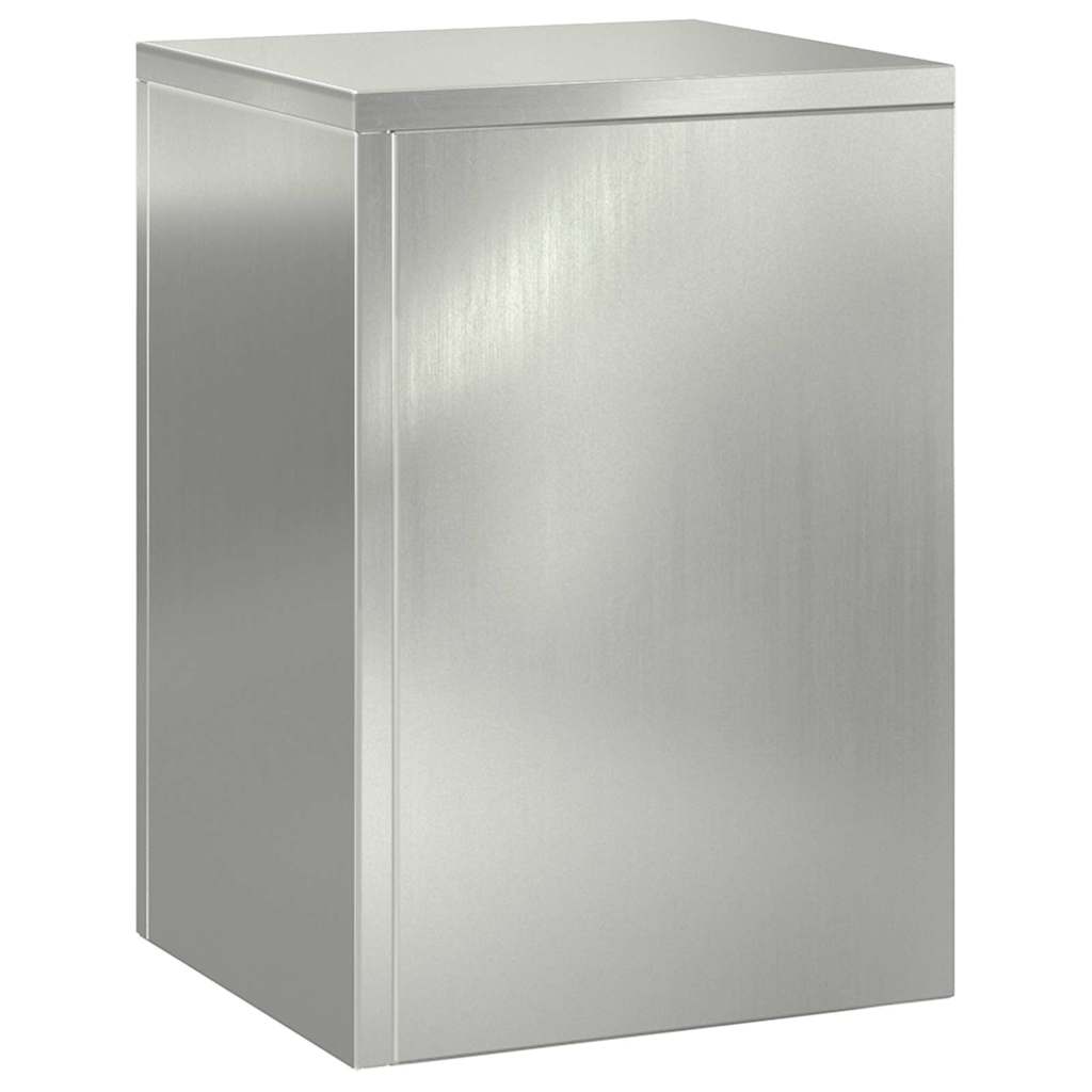 vidaXL Plant Stand 3 pcs Silver Galvanised steel