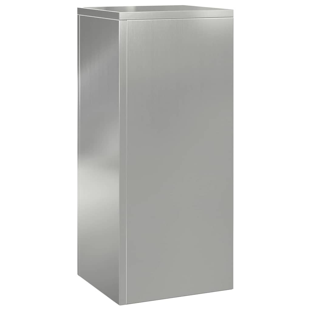 vidaXL Plant Stand 3 pcs Silver Galvanised steel