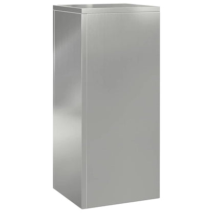 vidaXL Plant Stand 3 pcs Silver Galvanised steel