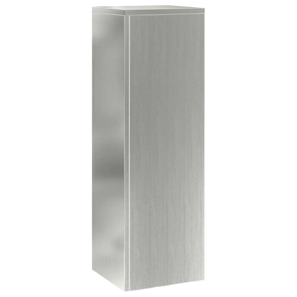 vidaXL Plant Stand 3 pcs Silver Galvanised steel