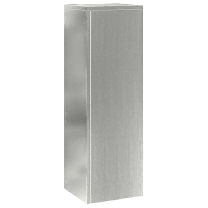 vidaXL Plant Stand 3 pcs Silver Galvanised steel