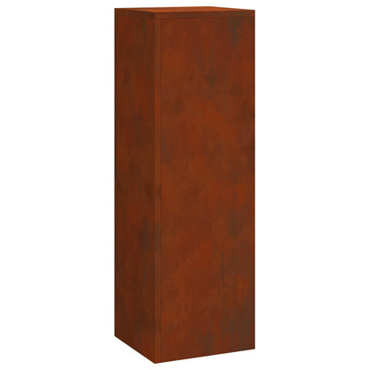 vidaXL Plant Stand 3 pcs Rusty Weathering Steel