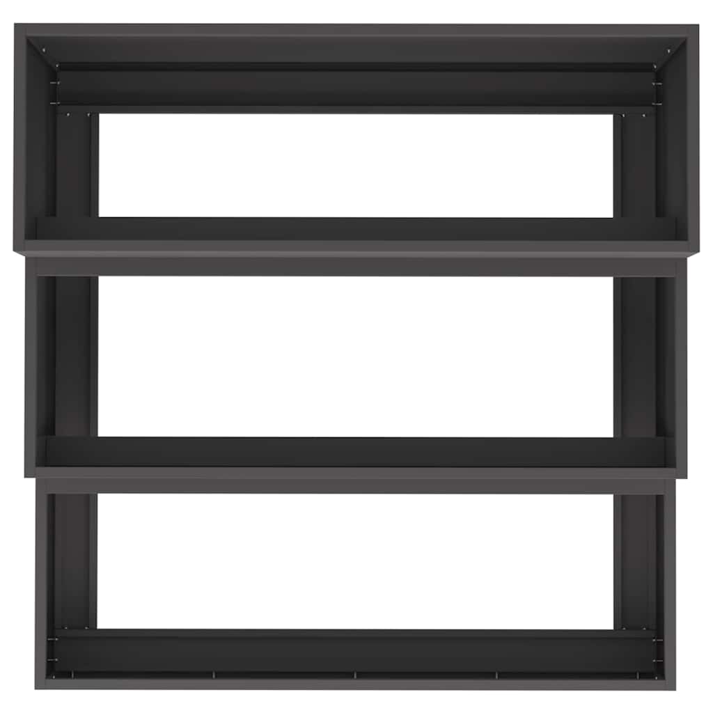 vidaXL Garden Planter Black 90 x 90 x 35 cm Cold-rolled Steel