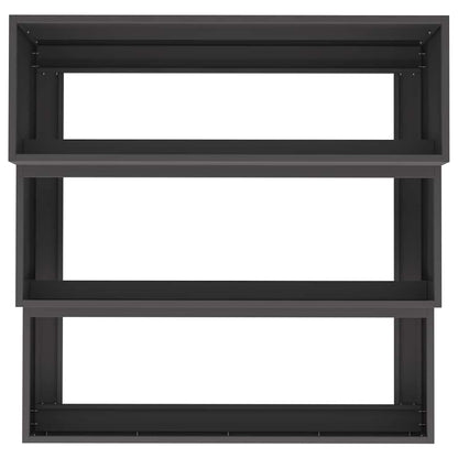 vidaXL Garden Planter Black 90 x 90 x 35 cm Cold-rolled Steel