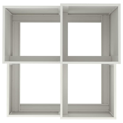 vidaXL Garden Planter White 100 x 100 x 60 cm Steel