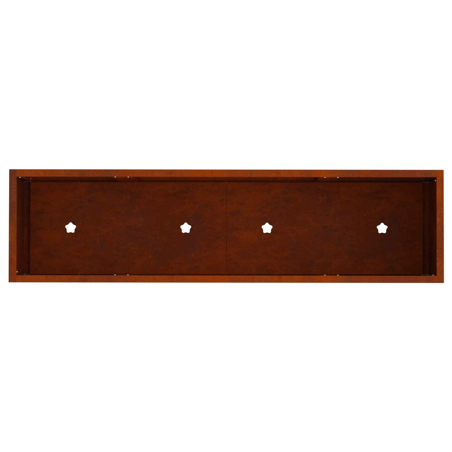 vidaXL Raised Garden Planter Rusty 100 x 26 x 82 cm Weathering Steel