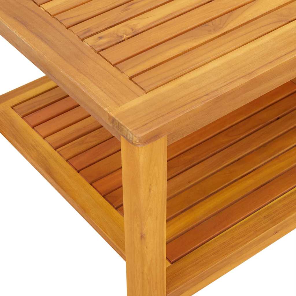 vidaXL Side Table Oil Natural 110 x 55 x 45 cm Solid Acacia Wood