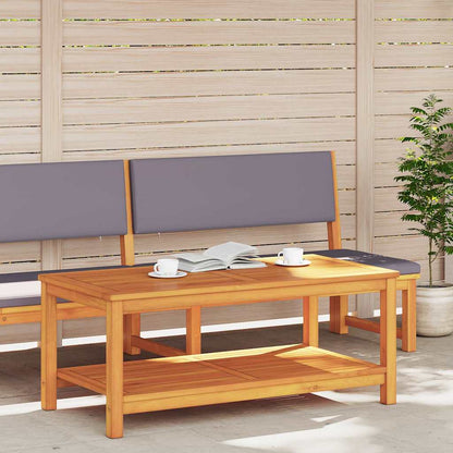 vidaXL Side Table Oil Natural 110 x 55 x 45 cm Solid Acacia Wood
