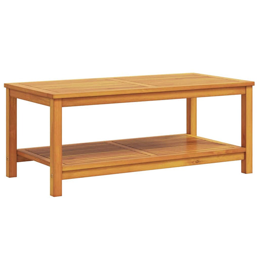 vidaXL Side Table Oil Natural 110 x 55 x 45 cm Solid Acacia Wood