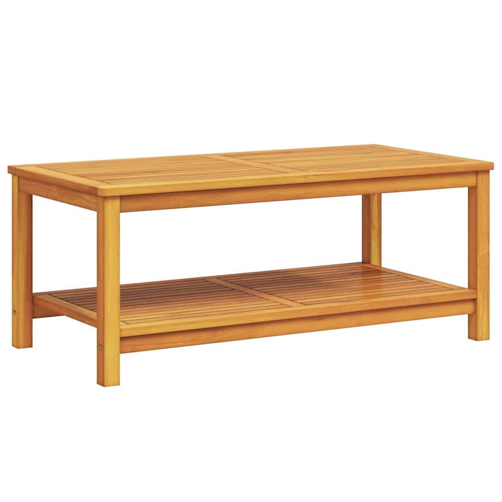 vidaXL Side Table Oil Natural 110 x 55 x 45 cm Solid Acacia Wood