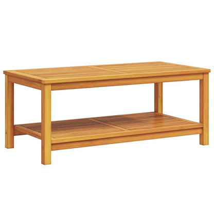 vidaXL Side Table Oil Natural 110 x 55 x 45 cm Solid Acacia Wood