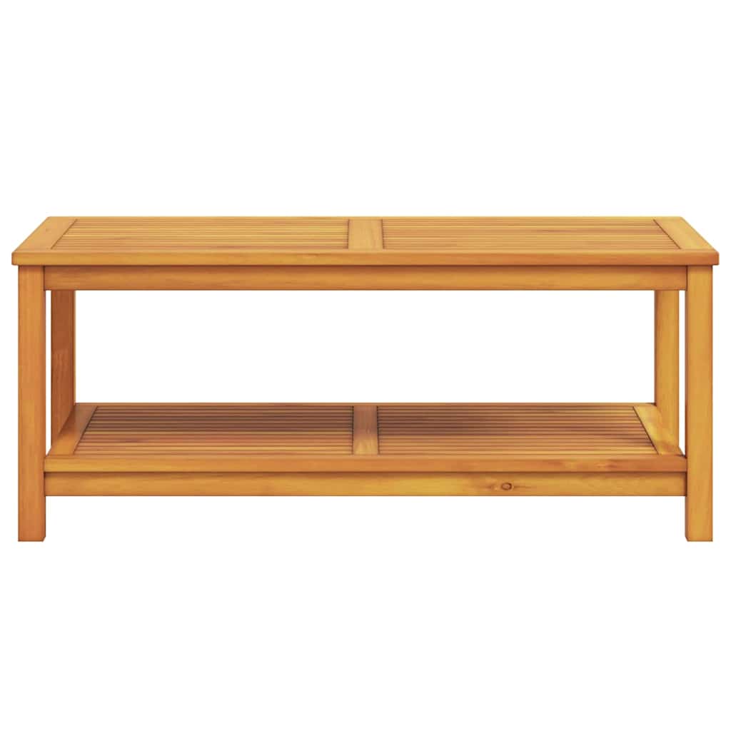 vidaXL Side Table Oil Natural 110 x 55 x 45 cm Solid Acacia Wood