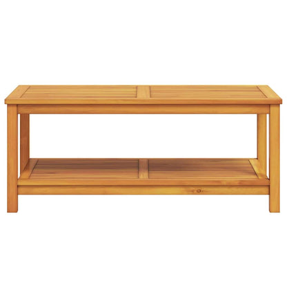 vidaXL Side Table Oil Natural 110 x 55 x 45 cm Solid Acacia Wood