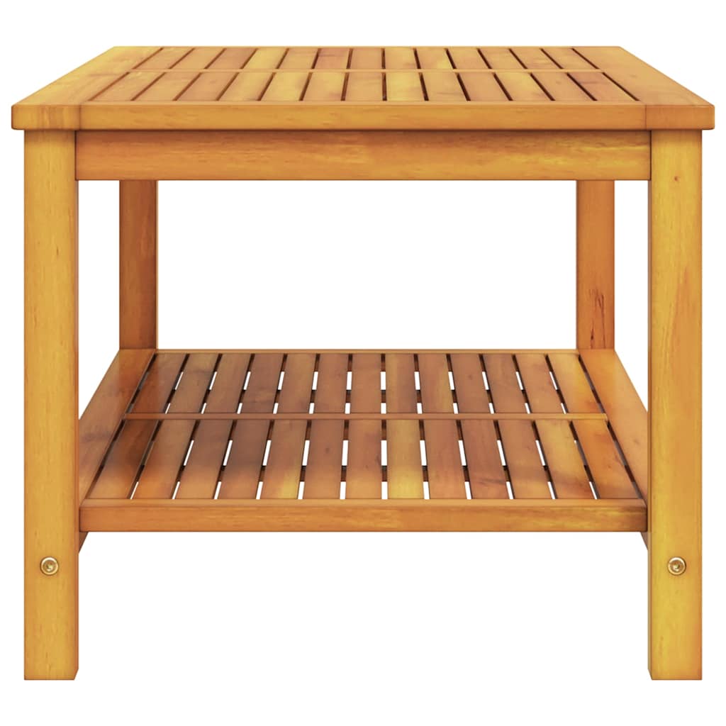 vidaXL Side Table Oil Natural 110 x 55 x 45 cm Solid Acacia Wood