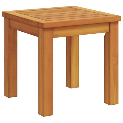 vidaXL Side Table Oil Natural 35 x 35 x 34 cm Solid Acacia Wood