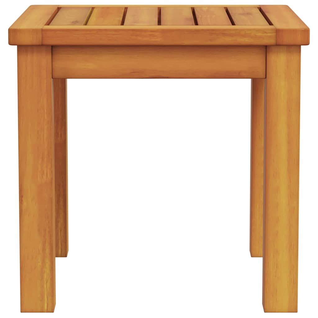 vidaXL Side Table Oil Natural 35 x 35 x 34 cm Solid Acacia Wood