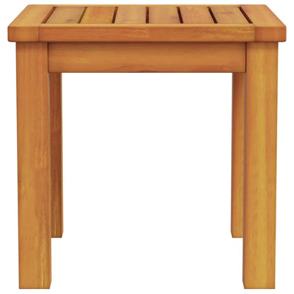 vidaXL Side Table Oil Natural 35 x 35 x 34 cm Solid Acacia Wood
