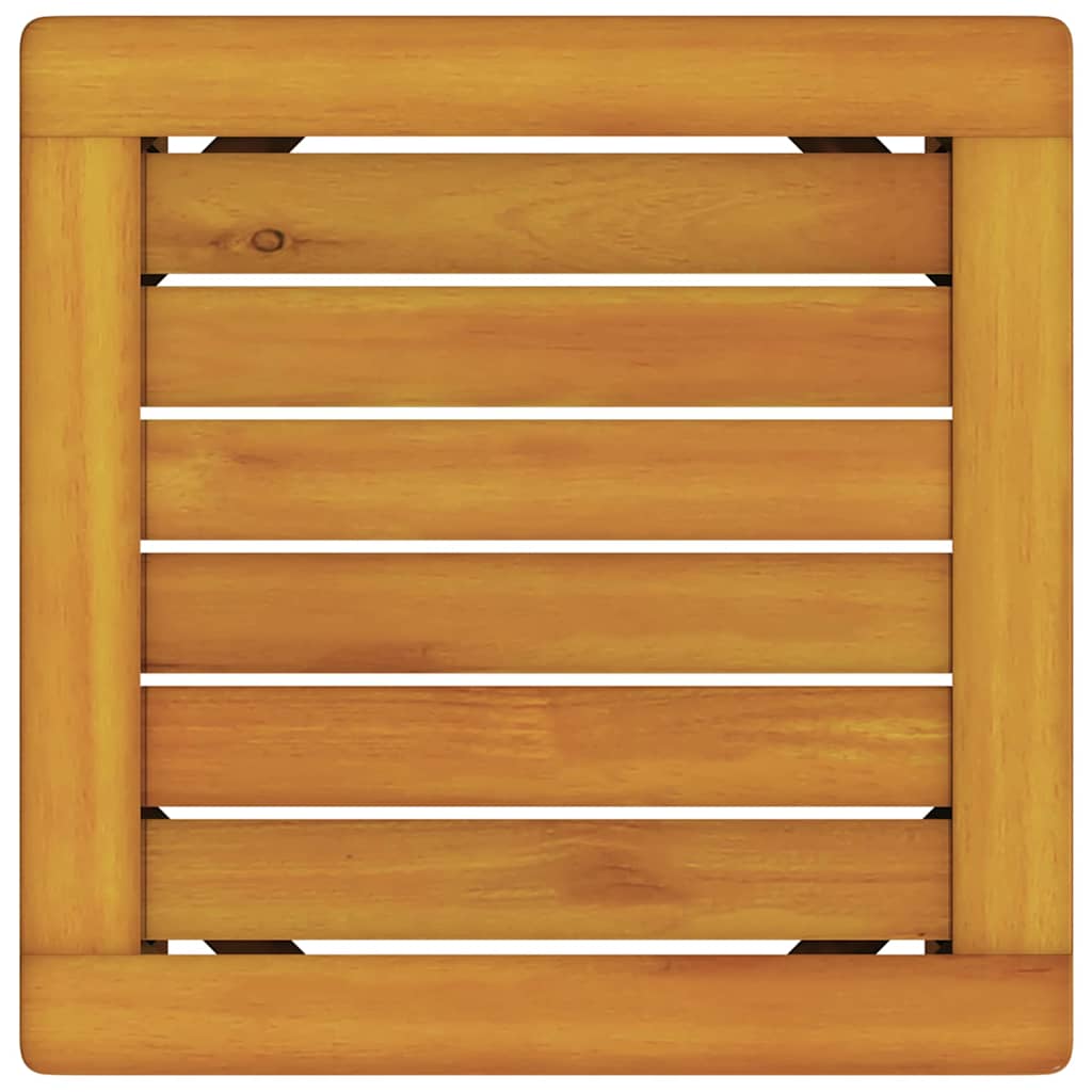 vidaXL Side Table Oil Natural 35 x 35 x 34 cm Solid Acacia Wood