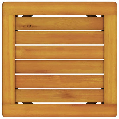 vidaXL Side Table Oil Natural 35 x 35 x 34 cm Solid Acacia Wood