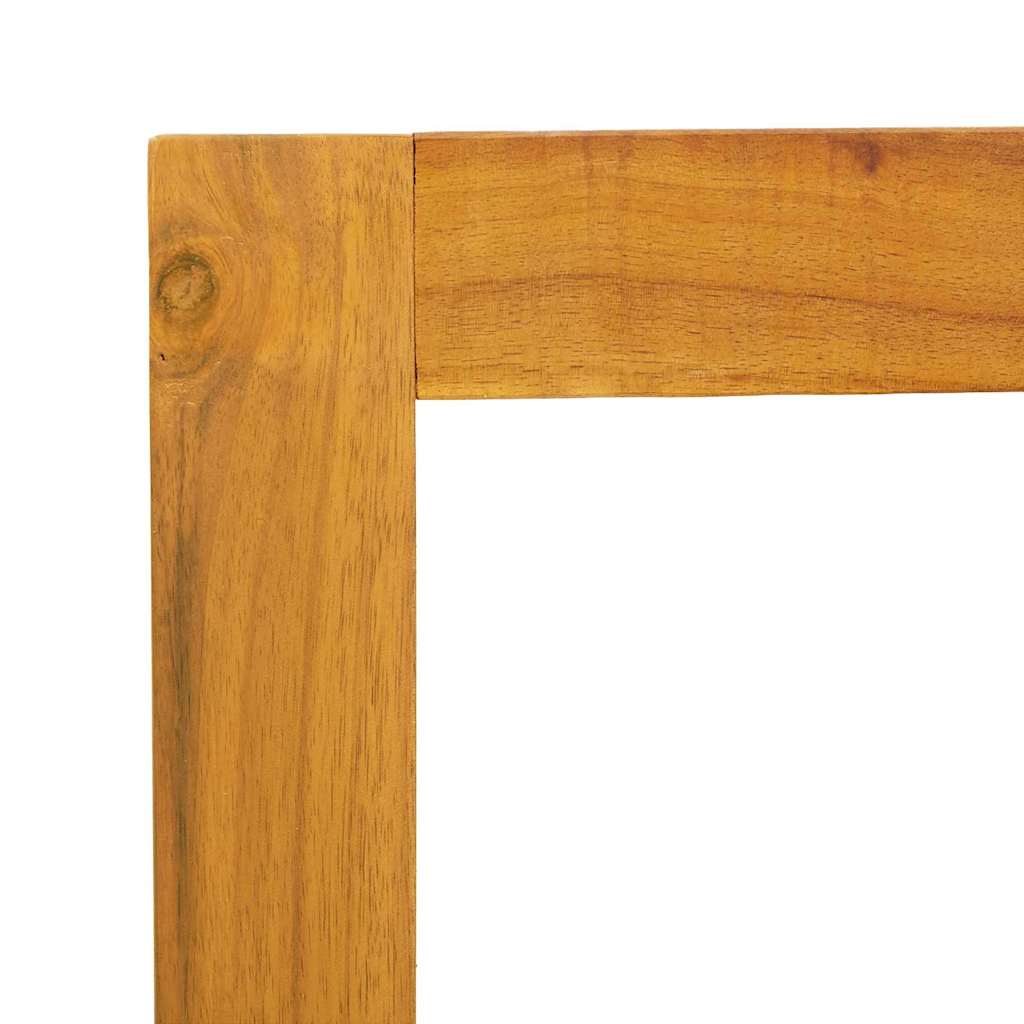 vidaXL Side Table Oil Natural 43 x 36 x 40 cm Solid Teak Wood