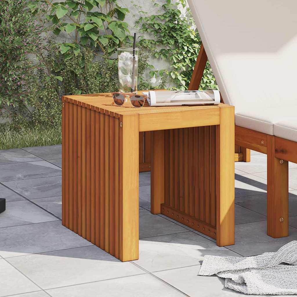 vidaXL Side Table Oil Natural 43 x 36 x 40 cm Solid Teak Wood