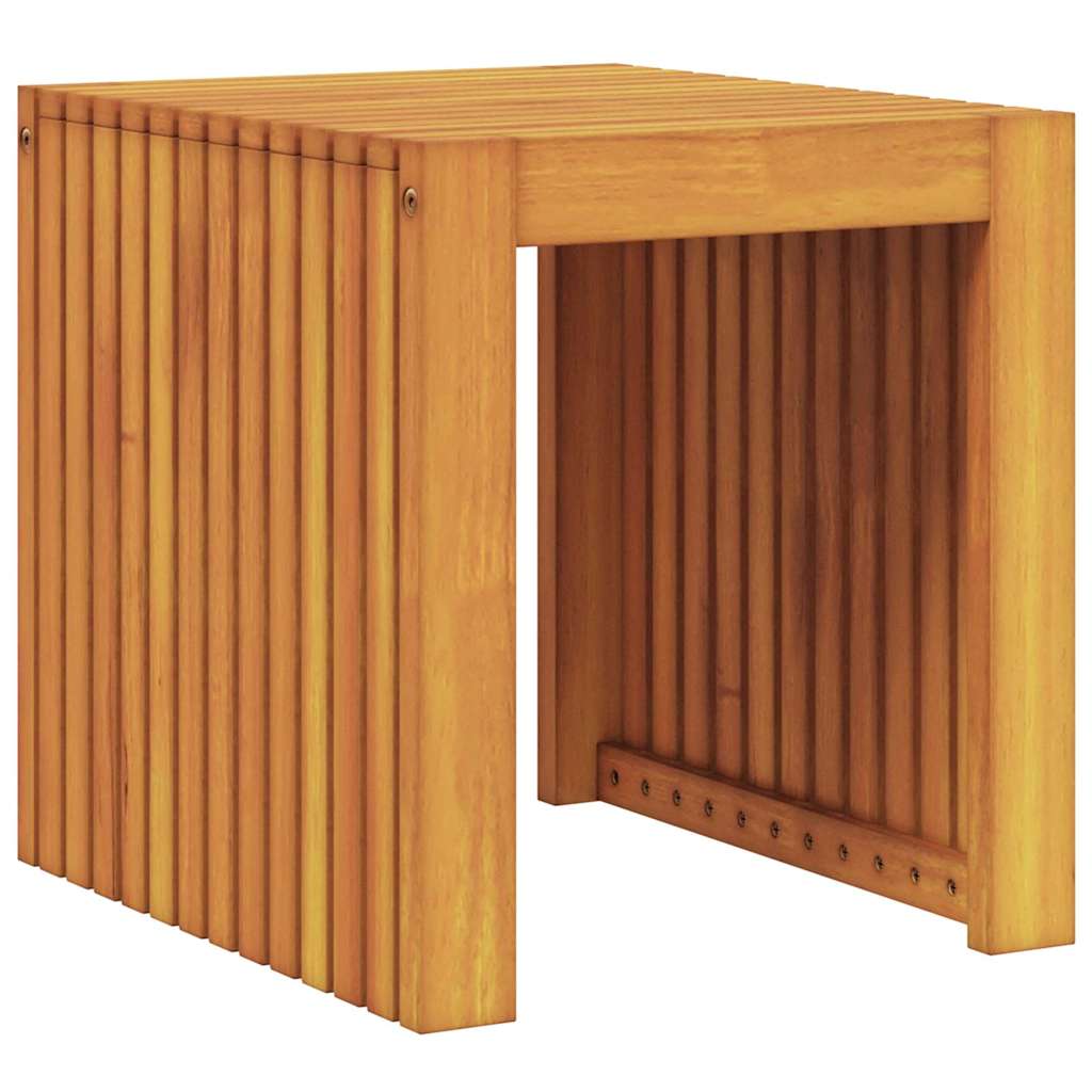 vidaXL Side Table Oil Natural 43 x 36 x 40 cm Solid Teak Wood