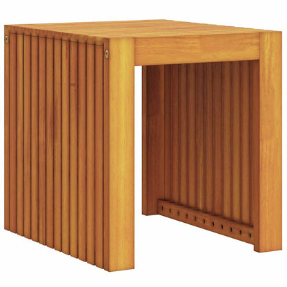 vidaXL Side Table Oil Natural 43 x 36 x 40 cm Solid Teak Wood