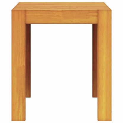 vidaXL Side Table Oil Natural 43 x 36 x 40 cm Solid Teak Wood