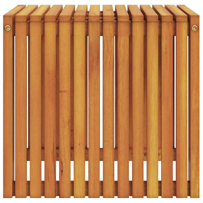 vidaXL Side Table Oil Natural 43 x 36 x 40 cm Solid Teak Wood