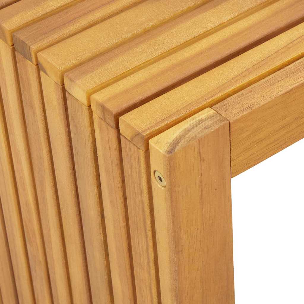 vidaXL Side Table Oil Natural 70 x 35 x 35 cm Solid Acacia Wood