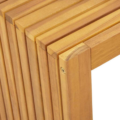 vidaXL Side Table Oil Natural 70 x 35 x 35 cm Solid Acacia Wood