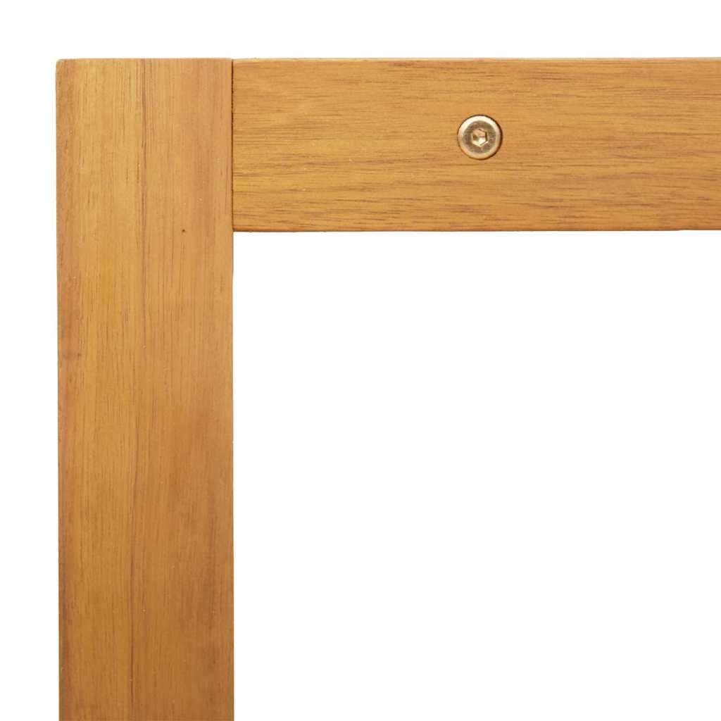vidaXL Side Table Oil Natural 70 x 35 x 35 cm Solid Acacia Wood