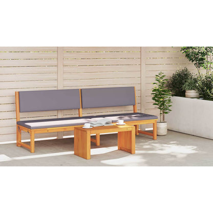 vidaXL Side Table Oil Natural 70 x 35 x 35 cm Solid Acacia Wood