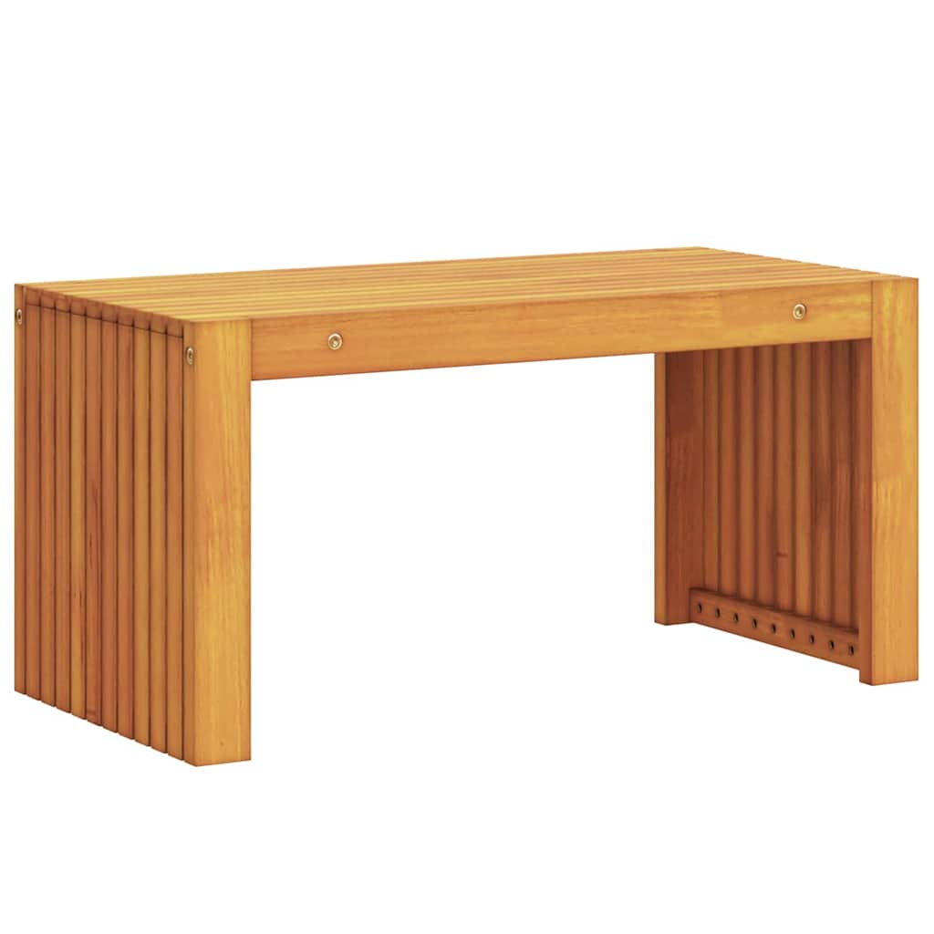 vidaXL Side Table Oil Natural 70 x 35 x 35 cm Solid Acacia Wood