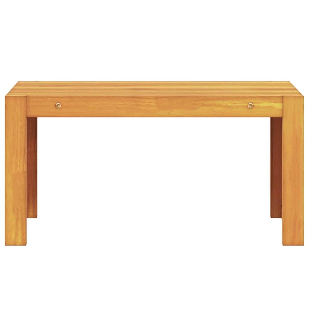 vidaXL Side Table Oil Natural 70 x 35 x 35 cm Solid Acacia Wood